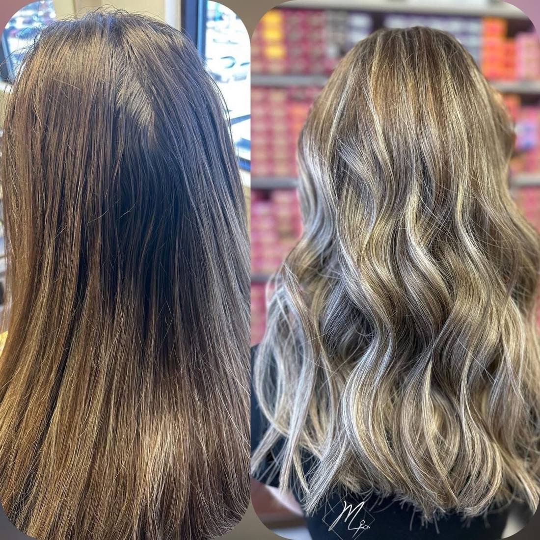 Highlights at Maria Hair Design, Dieppe NB