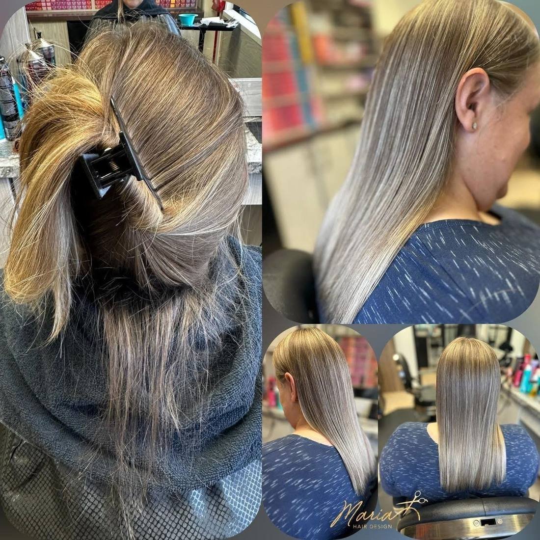 Root Retouch & Blowout at Maria Hair Design, Dieppe NB