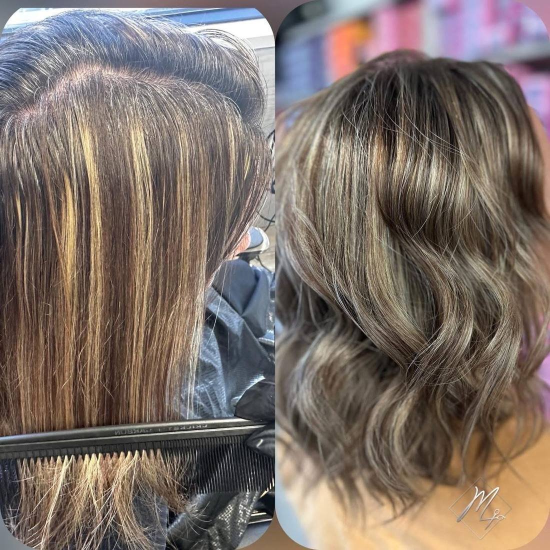 Root Coverage & Balayage at Maria Hair Design, Dieppe NB