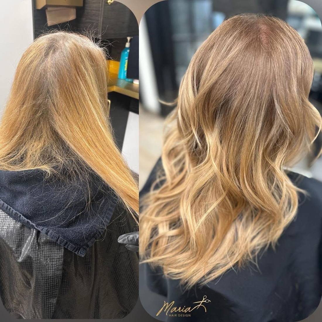 Colour Transformation at Maria Hair Design, Dieppe NB
